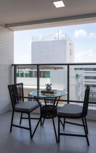 شرفة أو تراس في Get By Side 704 - Flat em João Pessoa a poucos passos da praia