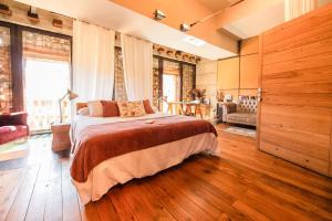 A bed or beds in a room at Loft Rural LaCalata