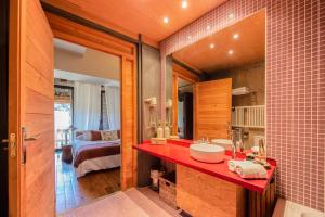 A bed or beds in a room at Loft Rural LaCalata