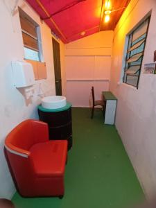 Posezení v ubytování Hostel Espaço Mulher