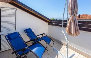 Balkón alebo terasa v ubytovaní 2 Bedroom Cozy Apartment In Kostrena