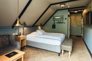 Skálakot Manor Hotel客房内的一张或多张床位