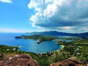 an island in the middle of a body of water at BlissVacay Couples or Singles Tropical Vacay Retreat in Creekside