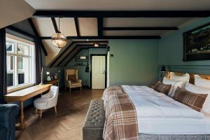 Skálakot Manor Hotel客房内的一张或多张床位