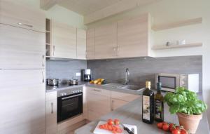 Η κουζίνα ή μικρή κουζίνα στο Beautiful Home In Dagebüll With Sauna