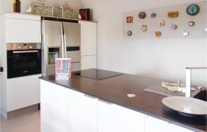 Η κουζίνα ή μικρή κουζίνα στο Stunning Home In St Romain En Viennois