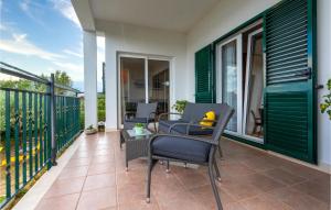Balkón nebo terasa v ubytování Holiday Apartment Suhi Potok 07