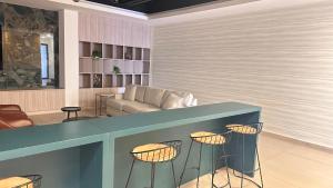 Posezení v ubytování Distrito Artemisa Loft Apartments