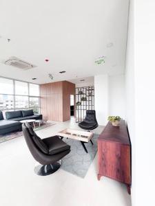 Posezení v ubytování Molas, piso 12, piscina y cine