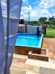 Πισίνα στο ή κοντά στο Recanto Pousada Elshaday sede