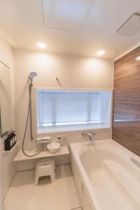 Koupelna v ubytování Flower Base KIKU