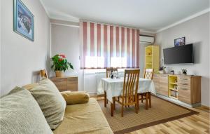 Μια τηλεόραση ή/και κέντρο ψυχαγωγίας στο Gorgeous Home In Slunj With Kitchen