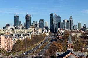 Výhľad na mesto Varšava alebo výhľad na mesto priamo z apartmánu