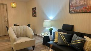 Posezení v ubytování Distrito Artemisa Loft Apartments