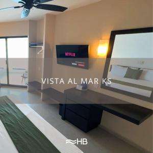 TV a/nebo společenská místnost v ubytování Hotel Barra de Navidad + 37 fotografií