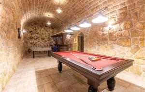 Biliár nebo kulečník v ubytování Stunning Home In Cista Velika With Wifi