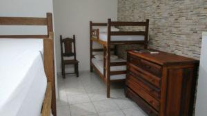 Hostel Vista do Mar客房内的一张或多张床位