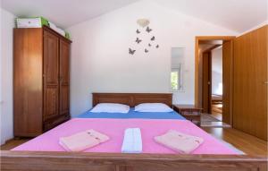 Postel nebo postele na pokoji v ubytování Studio Apartment In Klek