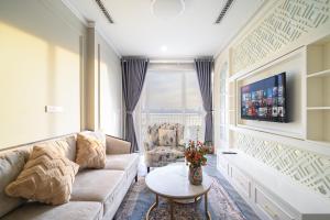 Posezení v ubytování Luxe Paradise Suites Xuan Dieu