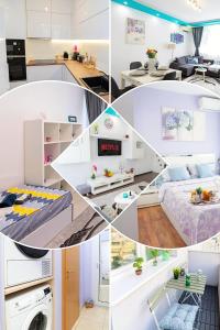 Kuchyň nebo kuchyňský kout v ubytování Luxury 2BR Retreat in Central Varna