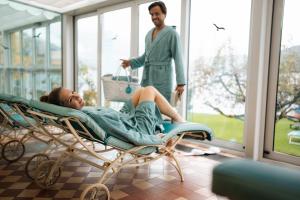 Os clientes hospedados em SEEGLÜCK Hotel Forelle Superior
