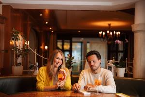 Os clientes hospedados em SEEGLÜCK Hotel Forelle Superior