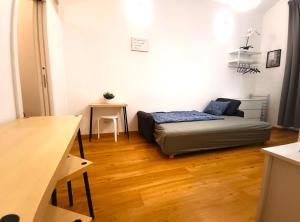 Posteľ alebo postele v izbe v ubytovaní Pat & Mat Apartment
