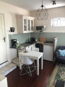 Η κουζίνα ή μικρή κουζίνα στο Appartement voor twee personen