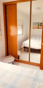 Ένα ή περισσότερα κρεβάτια σε δωμάτιο στο Apartment Van Steenis