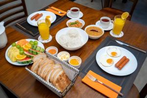 Comida en la casa de huéspedes o alrededores