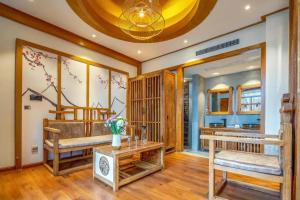 夕露古城中心店 XILU INN NANXI - Ancient City Center Branch的休息区