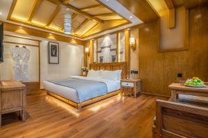夕露古城中心店 XILU INN NANXI - Ancient City Center Branch客房内的一张或多张床位