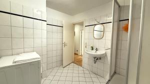 Koupelna v ubytování Apartment in Bad Bramstedt ruhige Lage im Haus zur Alleinnutzung mit Parkplatz & WLAN