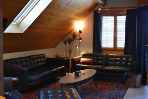 Χώρος καθιστικού στο The Building 6 Loft