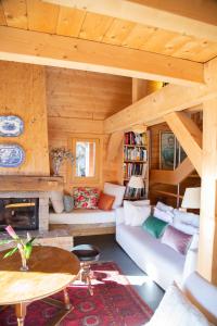 Posezení v ubytování Big luxury Chalet with amazing view