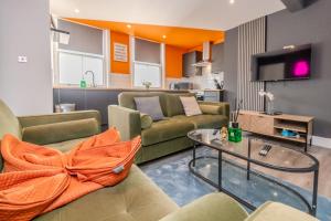 Η κουζίνα ή μικρή κουζίνα στο Luxury Apartment with Parking l 2 Bedroom