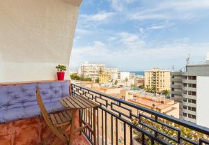 Balkón alebo terasa v ubytovaní Reformado apartamento en el centro con vista al mar