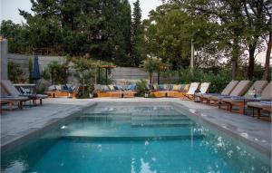 Piscina de la sau aproape de Villa Opatija Hills Ika