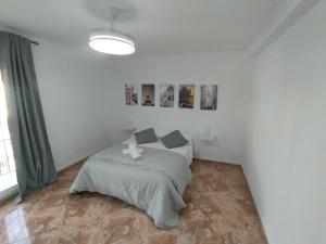 Postel nebo postele na pokoji v ubytování Apartamentos Lucia Algodonales