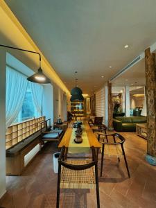 Oleskelutila majoituspaikassa Youran Muyun Designer Art Hotel
