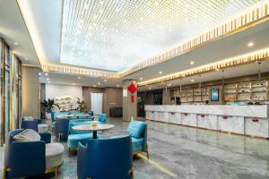 瑞澜庭院酒店(南京博物院店)的休息区