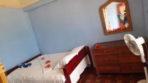 Postel nebo postele na pokoji v ubytování Mana Lagoon Backpackers