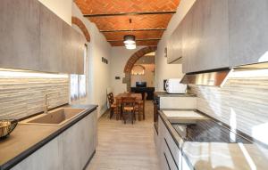 eine Küche mit Spüle und Arbeitsplatte in der Unterkunft 4 Bedroom Amazing Home In Cortona in Cortona