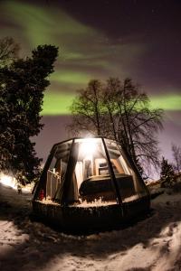 Το AuroraHut at Sauna Retreat τον χειμώνα