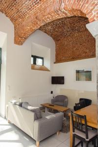 Posezení v ubytování B&B La Ferme de l'Hosté