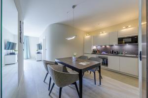 Nhà bếp/bếp nhỏ tại Wiesenkieker am Ostseestrand