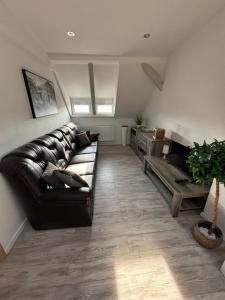 Posezení v ubytování Ferienwohnung Elbbrise
