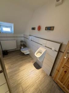 Koupelna v ubytování Ferienwohnung Elbbrise