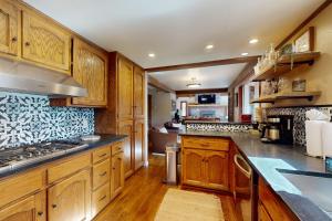 Dapur atau dapur kecil di The Chalet