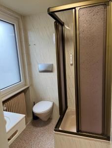 Koupelna v ubytování Hotel Wilder Mann